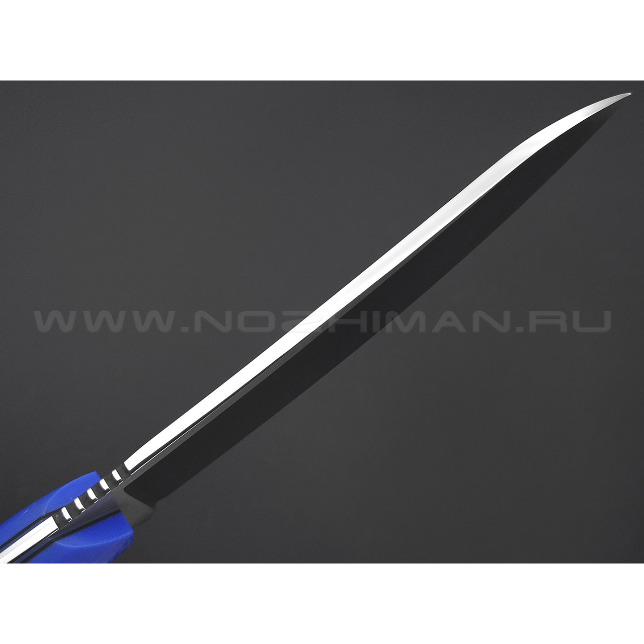 7 ножей нож Сунгай сталь K340 satin, рукоять G10 blue & black
