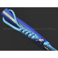 7 ножей нож Бритва сталь K340 satin, рукоять G10 blue & green
