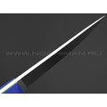 7 ножей нож Бритва сталь K340 satin, рукоять G10 blue & green