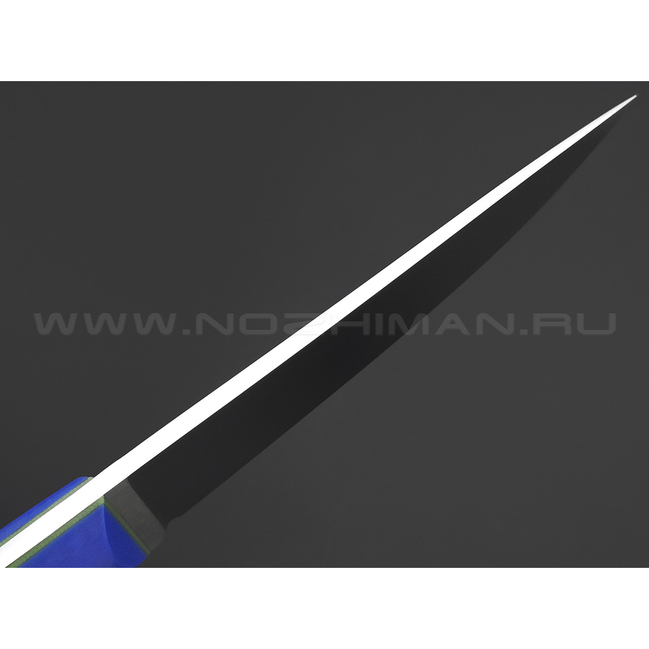 7 ножей нож Бритва сталь K340 satin, рукоять G10 blue & green