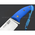 7 ножей нож Бритва сталь K340 satin, рукоять G10 blue & green