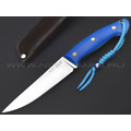 7 ножей нож Бритва сталь K340 satin, рукоять G10 blue & green