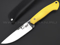 7 ножей нож Айсберг сталь K340 satin & ковка, рукоять G10 yellow & black