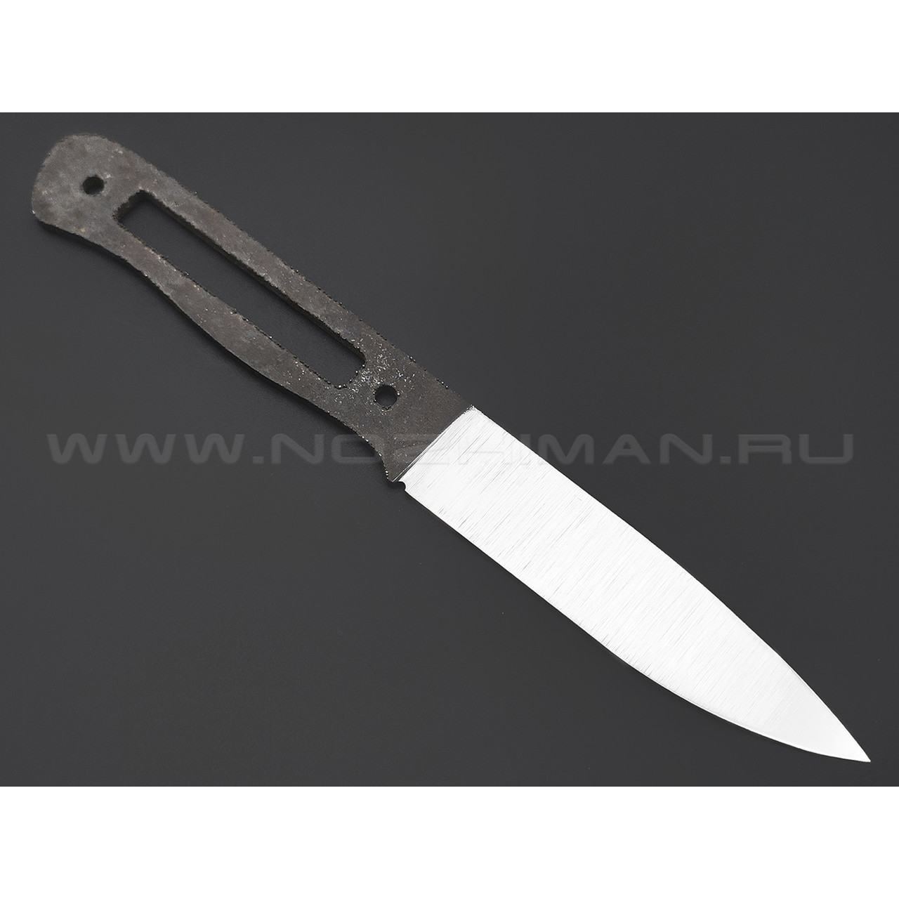 Burlax клинок Bushcraft прямые спуски, сталь Aus10Co satin