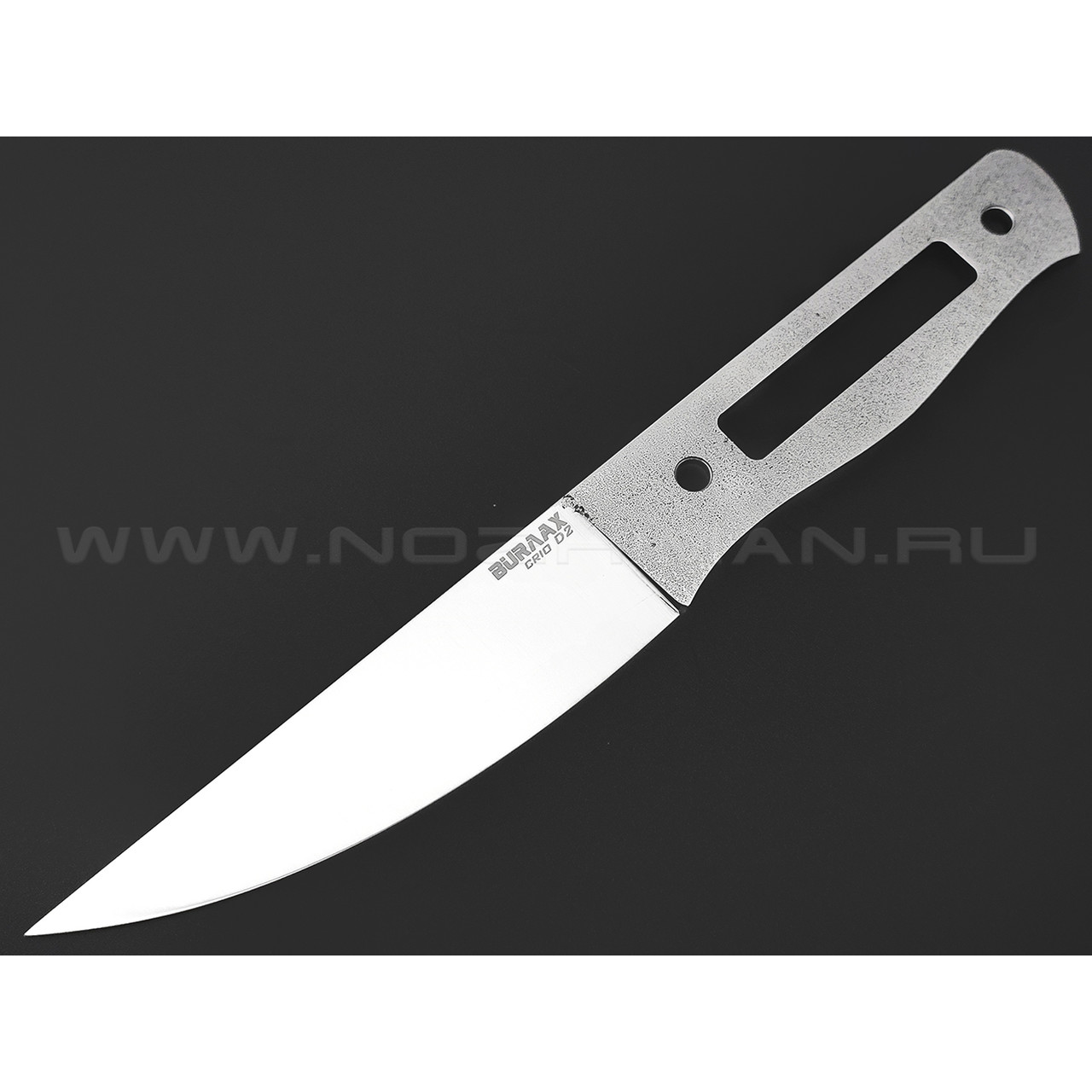 Burlax клинок Fin-Standart сталь Cryo D2 satin