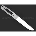 Burlax клинок Loki прямые спуски, сталь Cryo D2 satin
