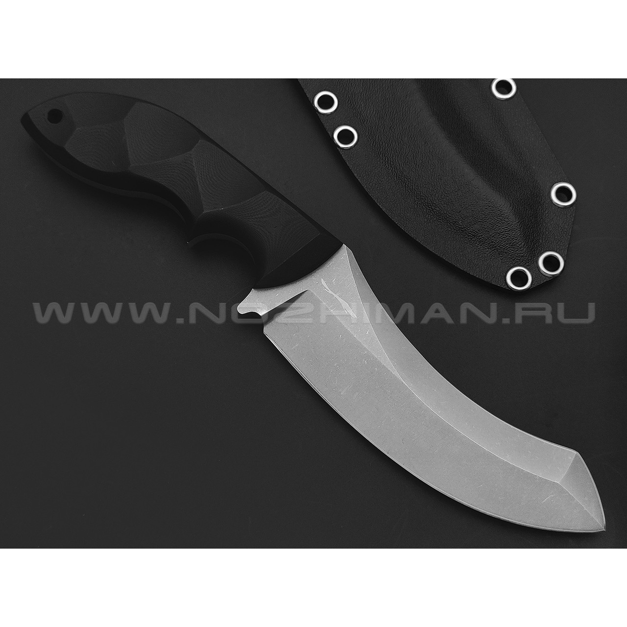 Волчий Век нож Кондрат 12 сталь 95х18 WA стоунвош, рукоять G10 black