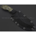 Волчий Век нож Кондрат 12 сталь 95Х18 WA satin, рукоять G10 olive Волчий Век нож Кондрат 12 сталь 95Х18 WA satin, рукоять G10 olive