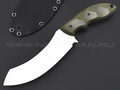 Волчий Век нож Кондрат 12 сталь 95Х18 WA satin, рукоять G10 olive