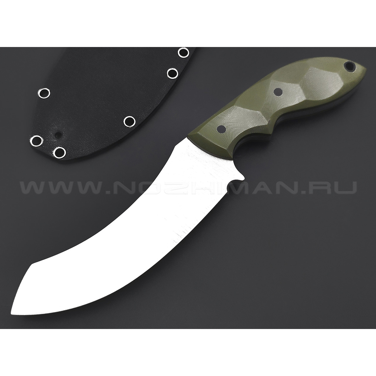 Волчий Век нож Кондрат 12 сталь 95Х18 WA satin, рукоять G10 olive