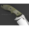 Волчий Век нож Кондрат 12 сталь 95Х18 WA satin, рукоять G10 olive Волчий Век нож Кондрат 12 сталь 95Х18 WA satin, рукоять G10 olive