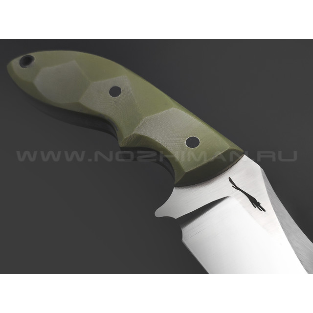Волчий Век нож Кондрат 12 сталь 95Х18 WA satin, рукоять G10 olive