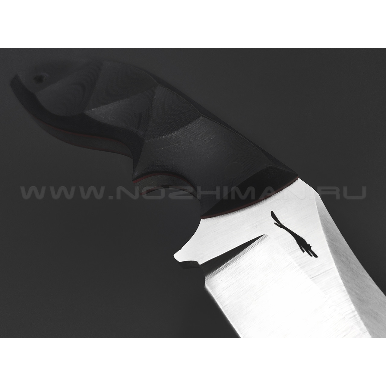 Волчий Век нож Кондрат 12 сталь 95Х18 WA satin, рукоять G10 black
