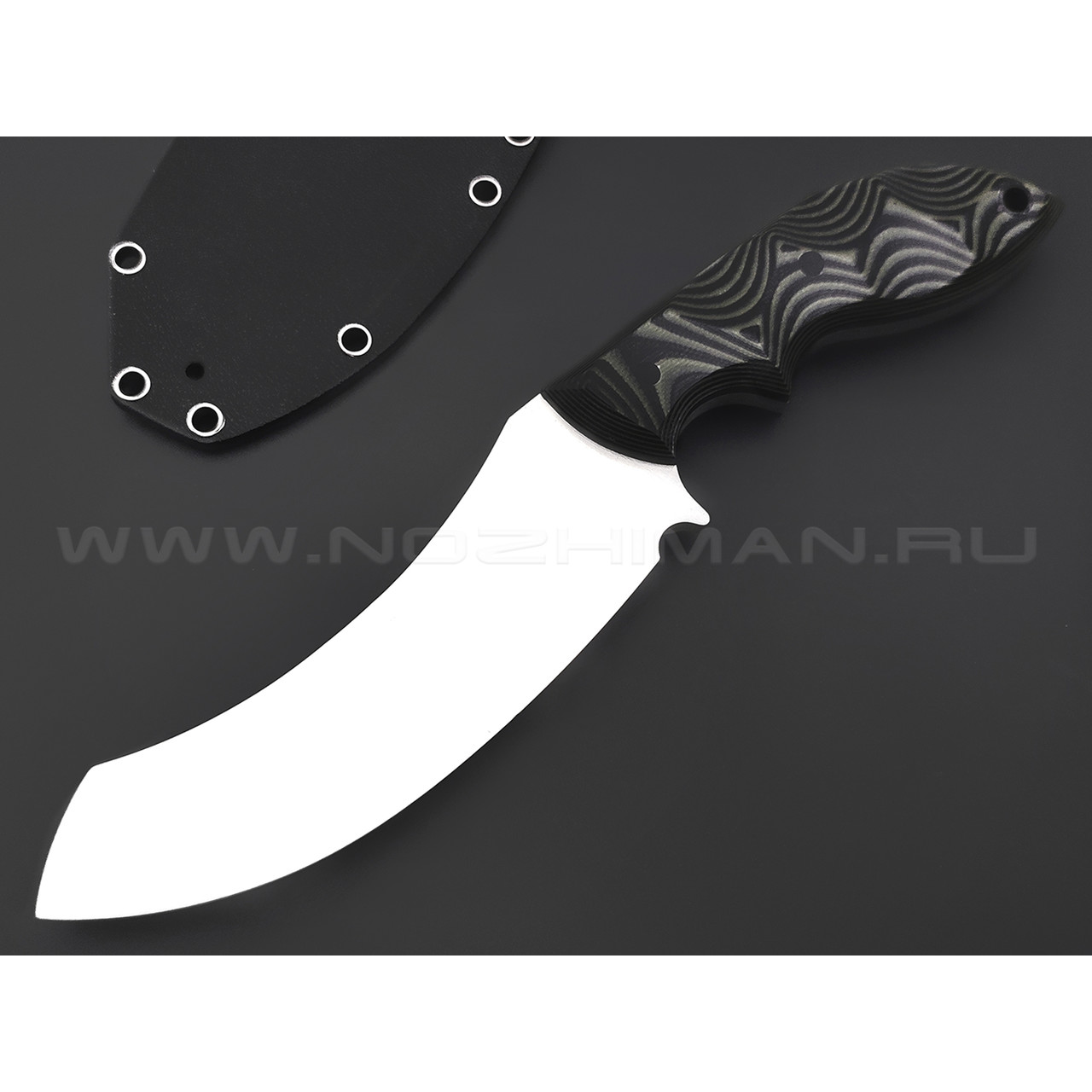 Волчий Век нож Кондрат 12 сталь 95Х18 WA satin, рукоять G10 black & green