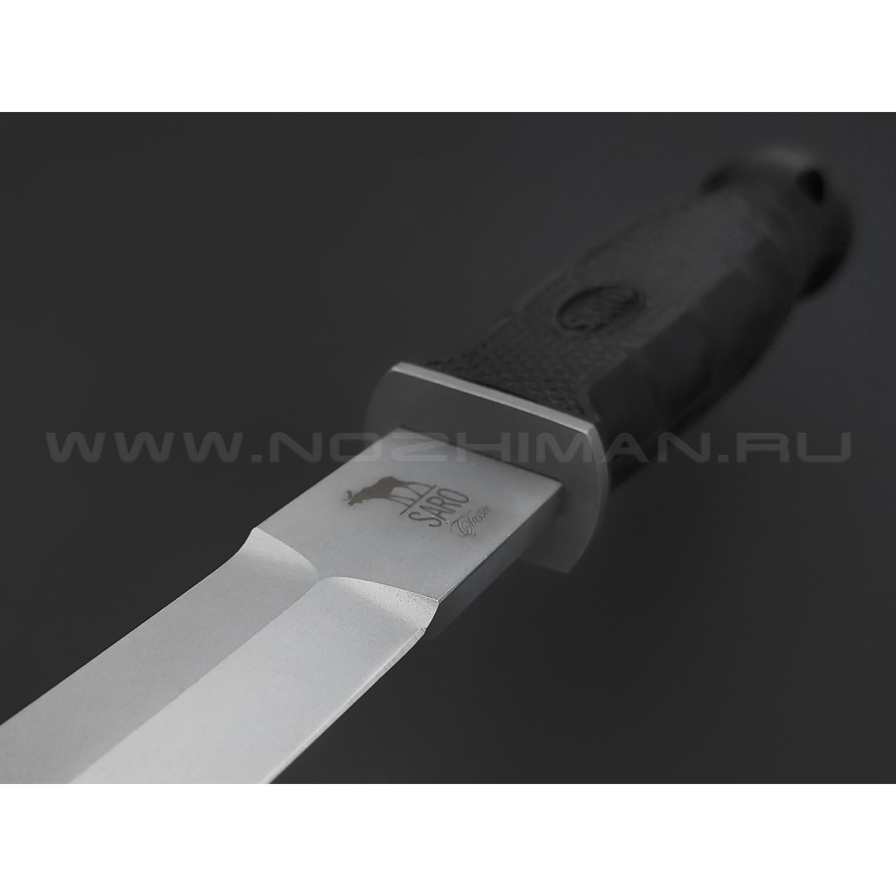 Saro нож Страйт сталь Aus-6, рукоять резина