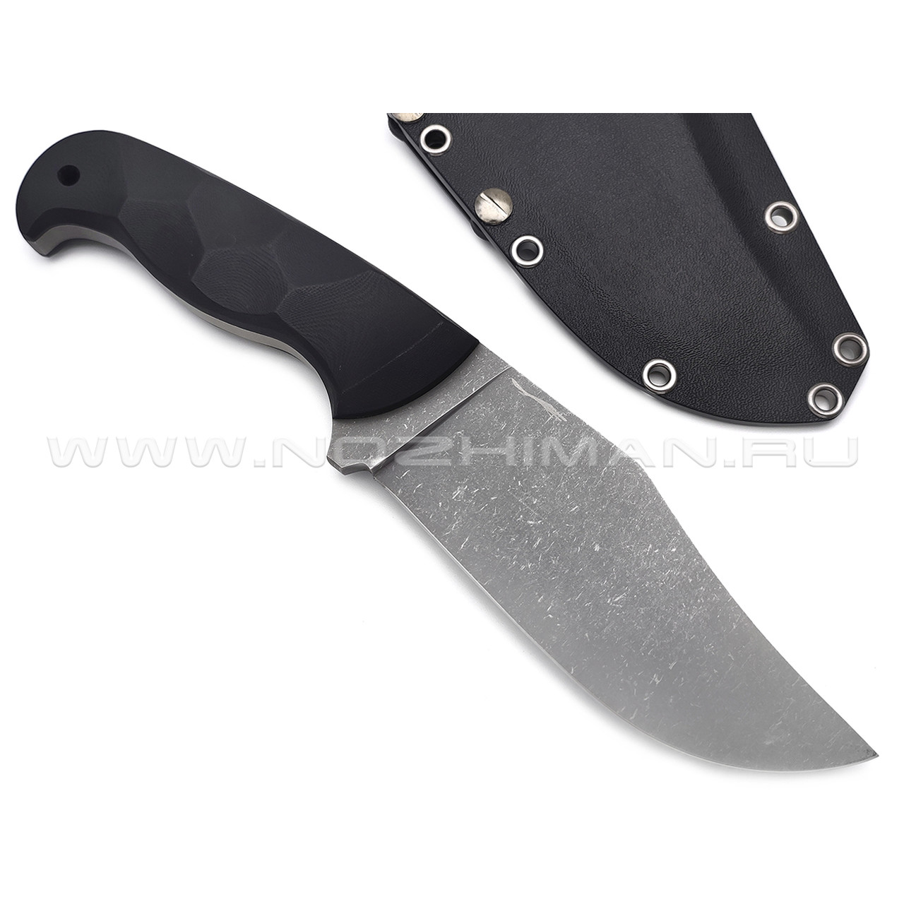 Волчий Век нож Бхадж сталь 1.4116 WA блэквош, рукоять G10 black