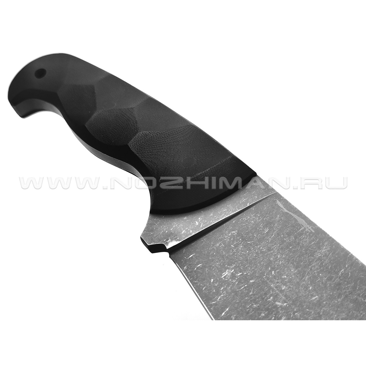 Волчий Век нож Бхадж сталь 1.4116 WA блэквош, рукоять G10 black
