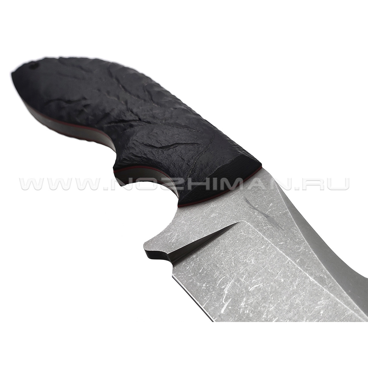 Волчий Век нож Мурена сталь 95Х18 WA стоунвош, рукоять G10 black с насечкой