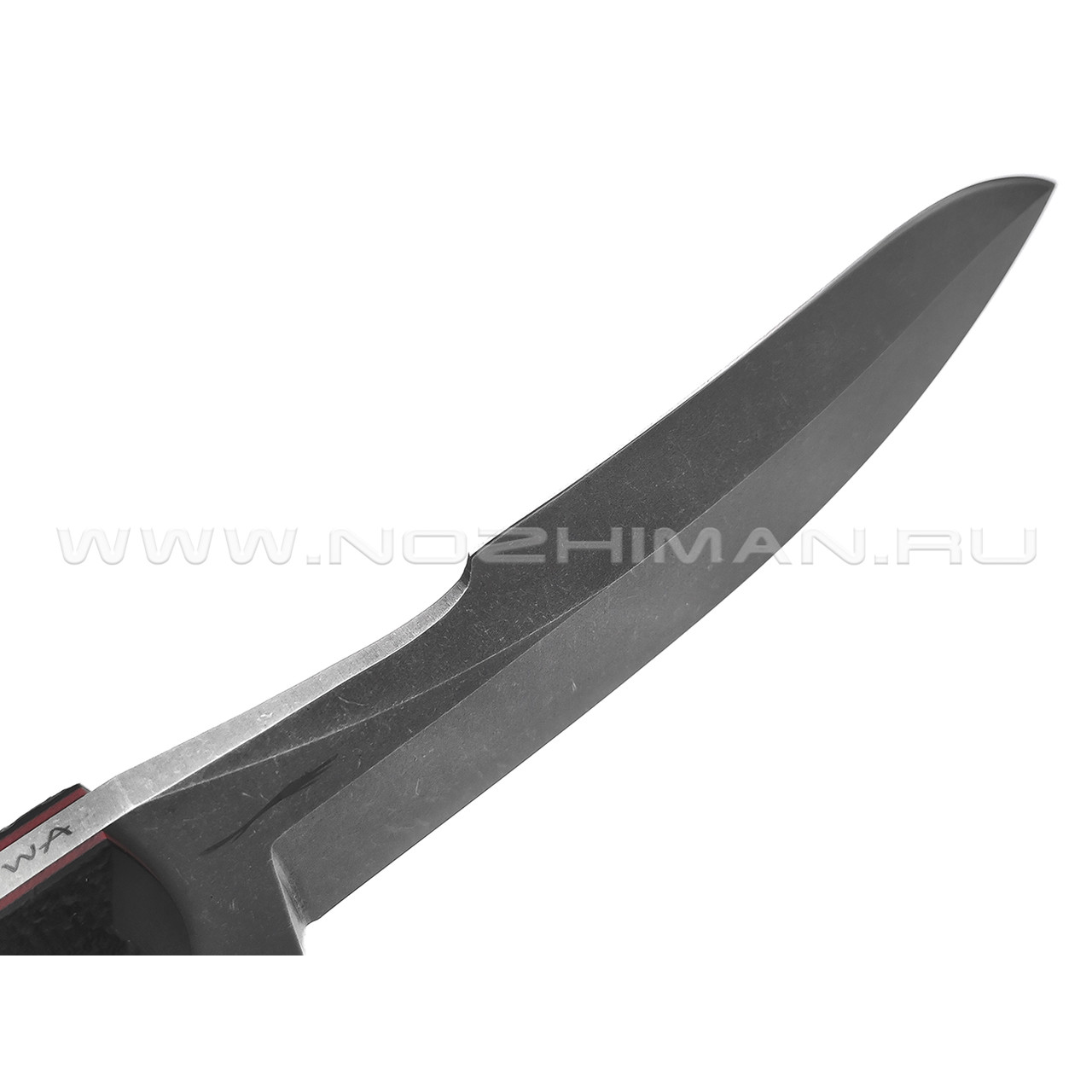 Волчий Век нож Мурена сталь 95Х18 WA стоунвош, рукоять G10 black с насечкой