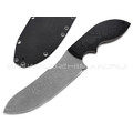 Волчий Век нож Мурена сталь 95Х18 WA стоунвош, рукоять G10 black с насечкой