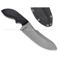 Волчий Век нож Мурена сталь 95Х18 WA стоунвош, рукоять G10 black с насечкой