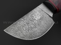 Волчий Век нож "Полундра" сталь Niolox WA дамаскаж, рукоять композит, G10