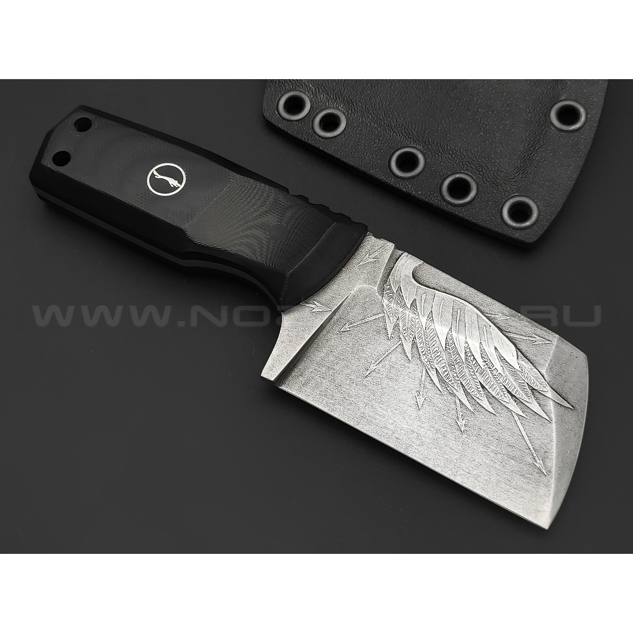 Волчий Век нож "Бугай" Custom сталь Niolox WA, рукоять G10, пины
