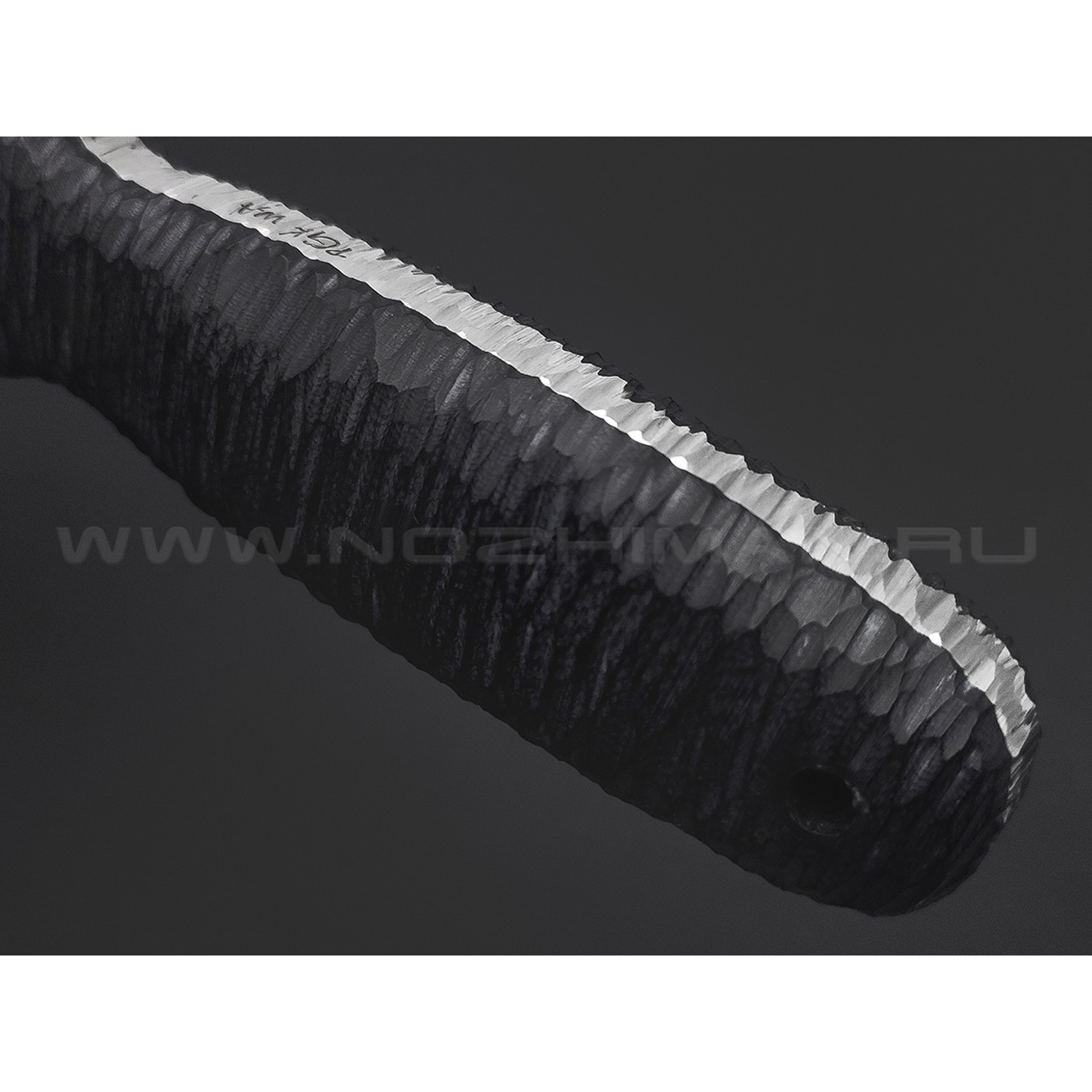 Волчий Век нож Стрела сталь PGK WA травление, рукоять G10 black с насечкой
