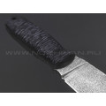 Волчий Век нож Стрела сталь PGK WA травление, рукоять G10 black с насечкой