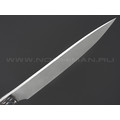 Бурлакс кухонный нож BX0173 сталь M390, рукоять Карбон и G10 триколор