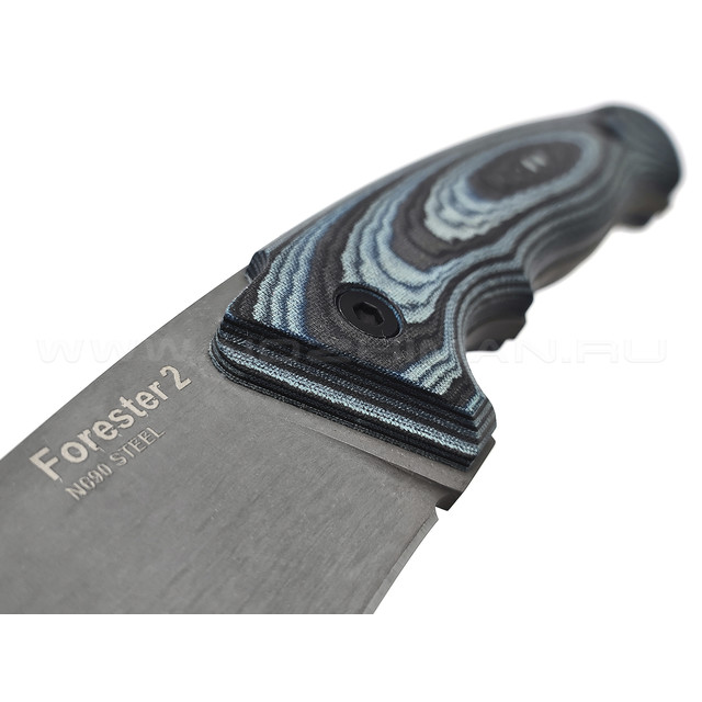 Eagle Knives нож Forester 2 сталь N690, рукоять Micarta black & blue