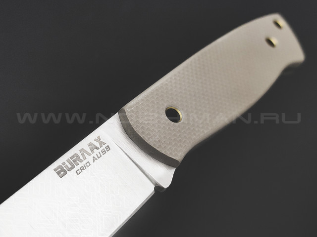 Нож Burlax Fin BX0155 сталь Cryo Aus-8 узор, рукоять G10 tan
