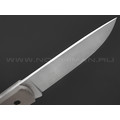 Нож Burlax Fin BX0155 сталь Cryo Aus-8 узор, рукоять G10 tan
