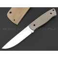 Нож Burlax Fin BX0155 сталь Cryo Aus-8 узор, рукоять G10 tan
