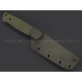 Нож Burlax Fin BX0156 сталь Cryo Aus-8 satin, рукоять G10 od green