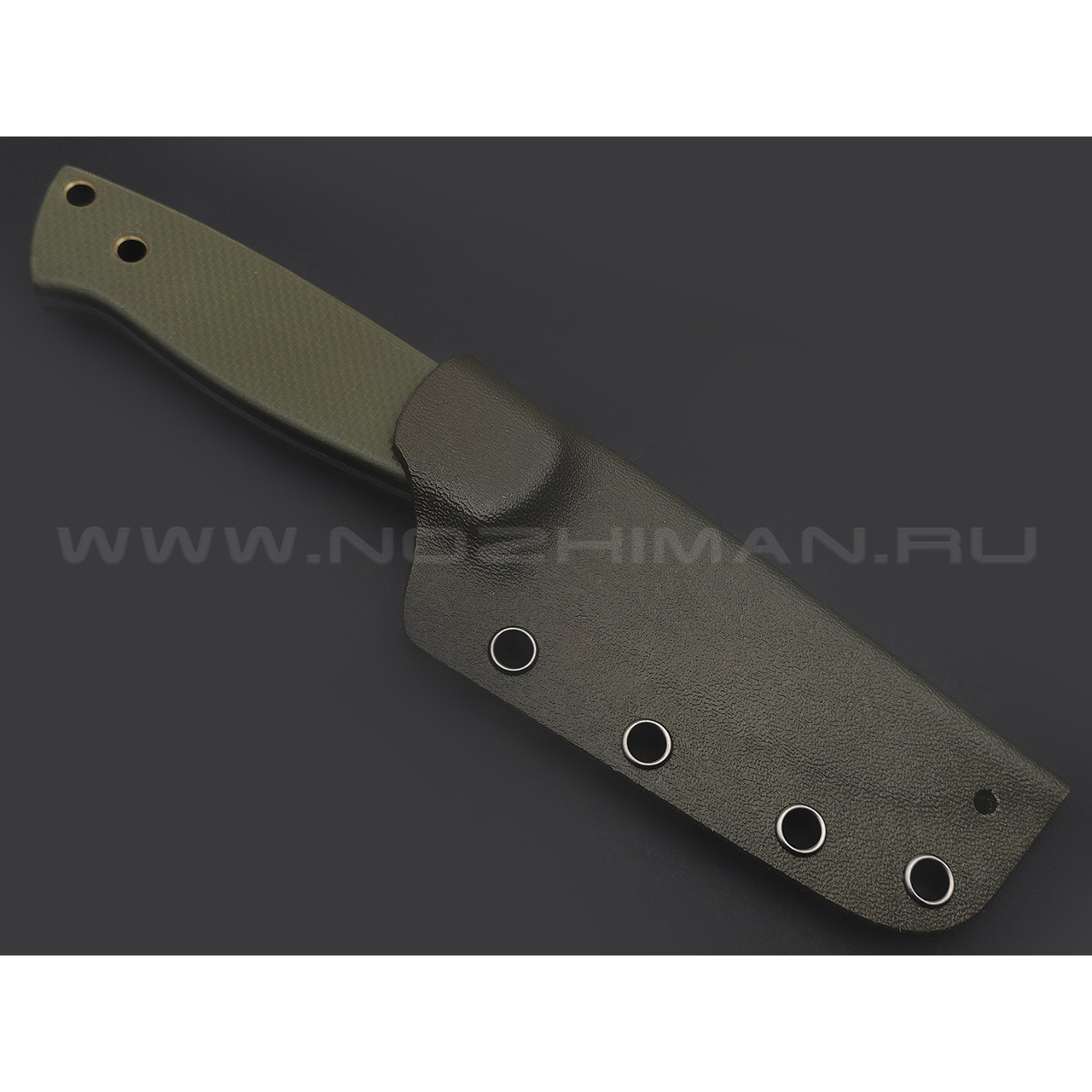 Нож Burlax Fin BX0156 сталь Cryo Aus-8 satin, рукоять G10 od green