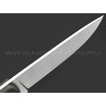 Нож Burlax Fin BX0156 сталь Cryo Aus-8 satin, рукоять G10 od green