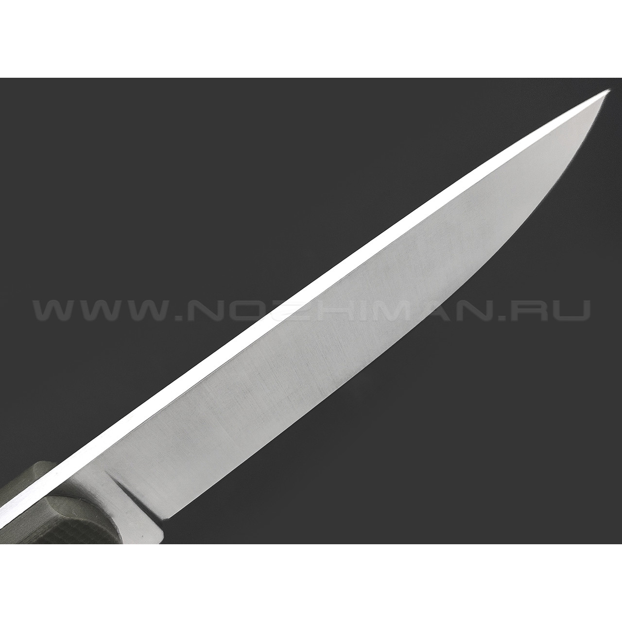 Нож Burlax Fin BX0156 сталь Cryo Aus-8 satin, рукоять G10 od green