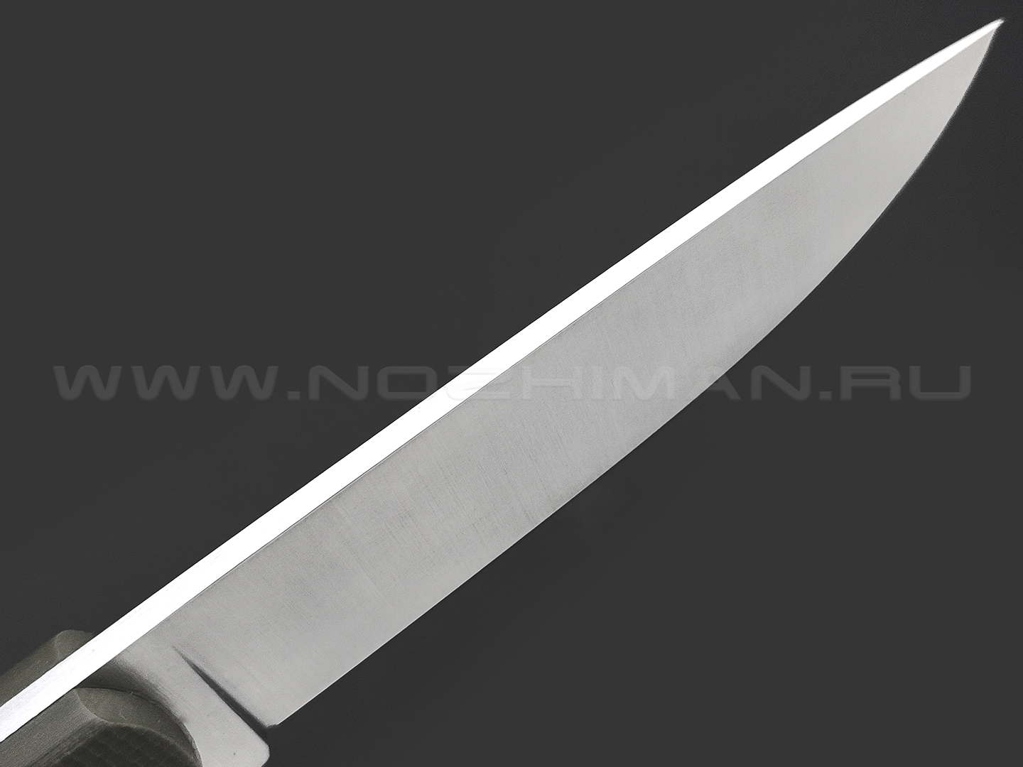 Нож Burlax Fin BX0156 сталь Cryo Aus-8 satin, рукоять G10 od green