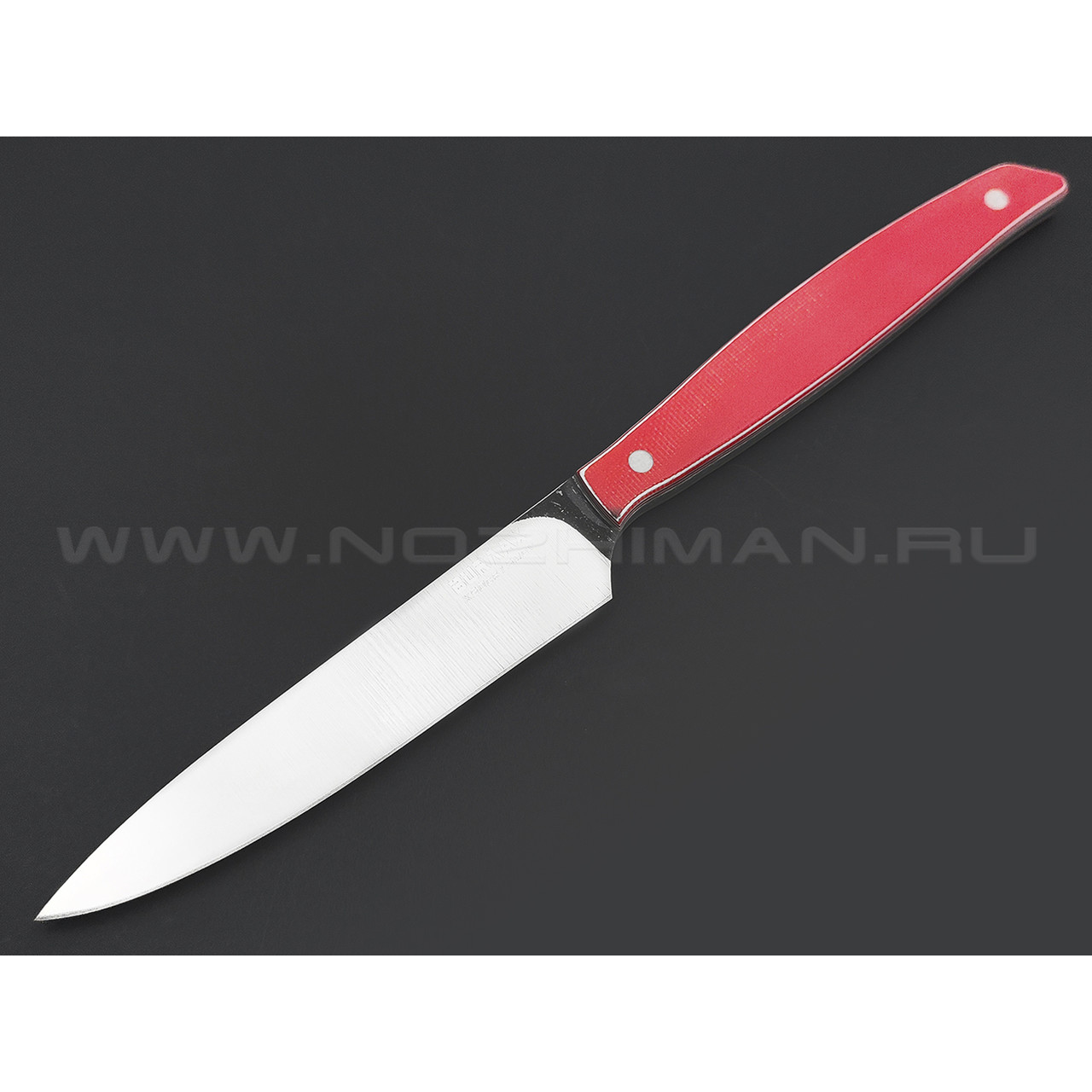 Кухонный нож Burlax BX0103 сталь x50Cr15MoV, рукоять G10 red