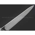 Кухонный нож Burlax BX0101 сталь x50Cr15MoV, рукоять зеленая микарта