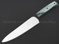 Кухонный нож Burlax BX0101 сталь x50Cr15MoV, рукоять зеленая микарта