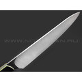 Кухонный нож Burlax BX0097 сталь x50Cr15MoV, рукоять G10 black & yellow