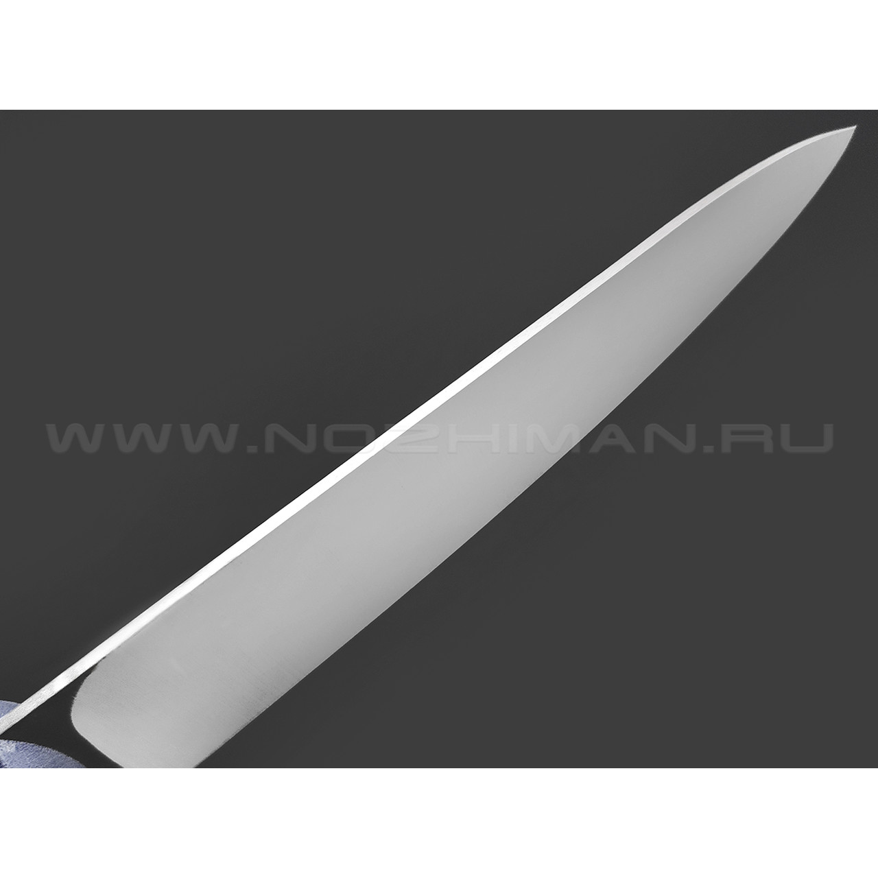 Кухонный нож Burlax BX0100 сталь x50Cr15MoV, рукоять фиолетовая микарта