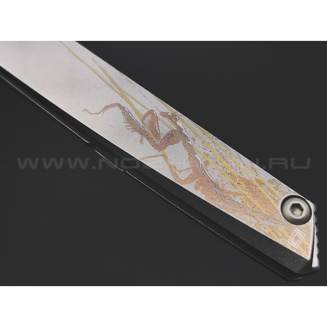 N.C.Custom складной нож Stylus Mantis "Богомол" сталь Aus-10, рукоять сталь