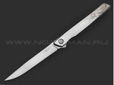 N.C.Custom складной нож Stylus Mantis "Богомол" сталь Aus-10, рукоять сталь