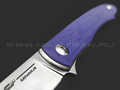 N.C.Custom нож Minimus сталь X105, рукоять синяя микарта
