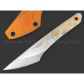 N.C.Custom киридаши KOI - TIGER сталь Aus-8 beadblast, kydex orange