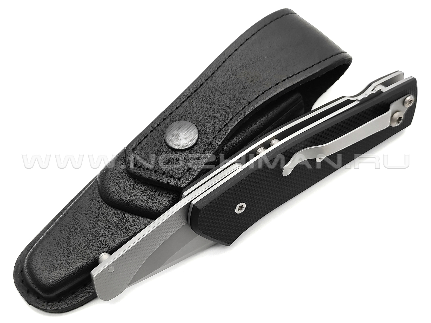 Saro нож Wild West сталь Aus10 bead-blast, рукоять G10 black