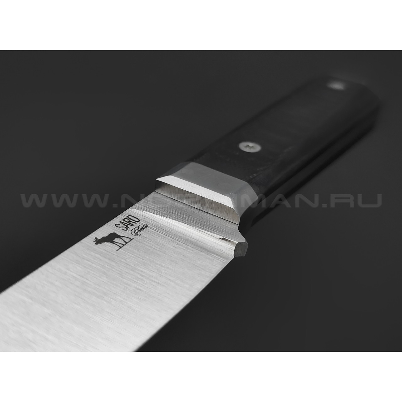 Saro нож Анчар сталь K110, рукоять G10 black